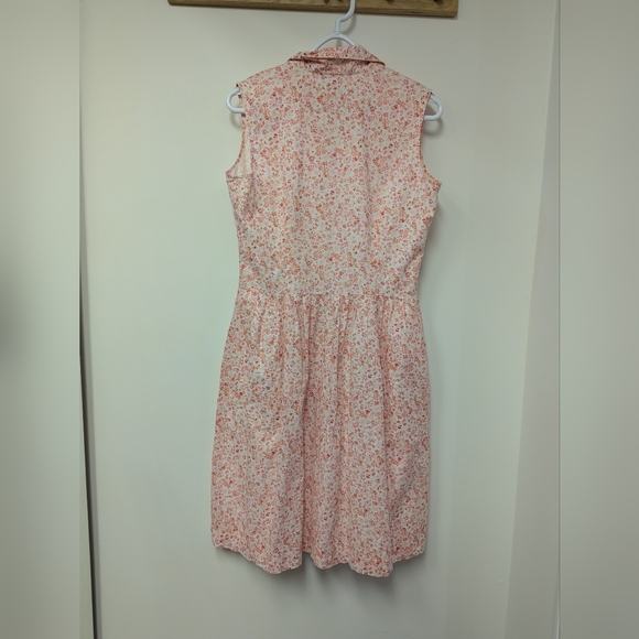Liz Claiborne Pink Floral Midi Dress - Picture 2 of 4